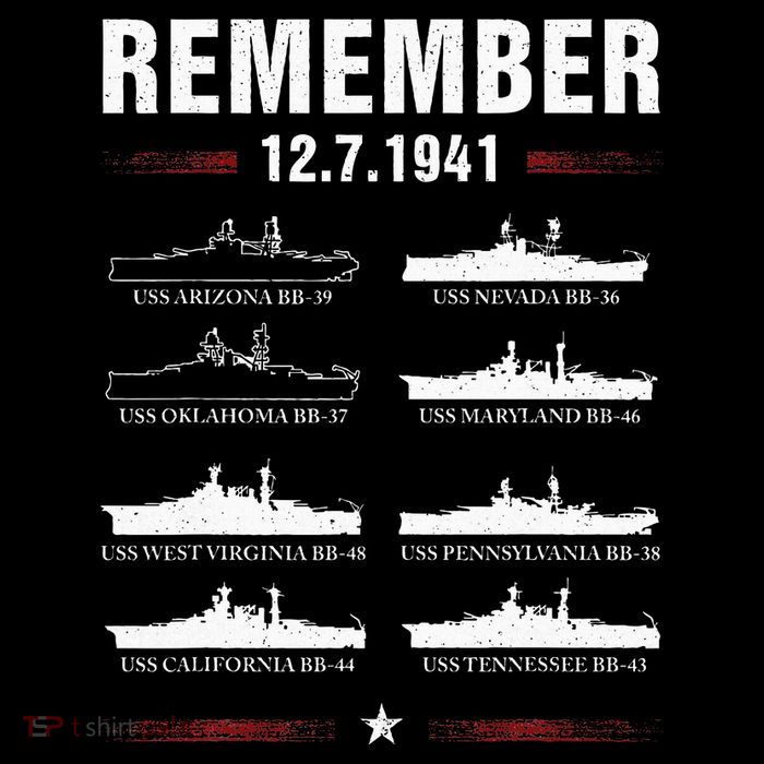 Remember Pearl Harbor Memorial Day December 7th 1941 Wwii Flexfit Unipanel Trucker Cap