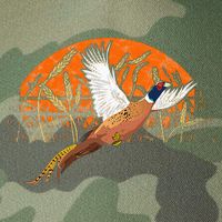 Ringneck Pheasant Hunting Upland Bird Hunter Grain Field Legacy Tie Dye Trucker Hat