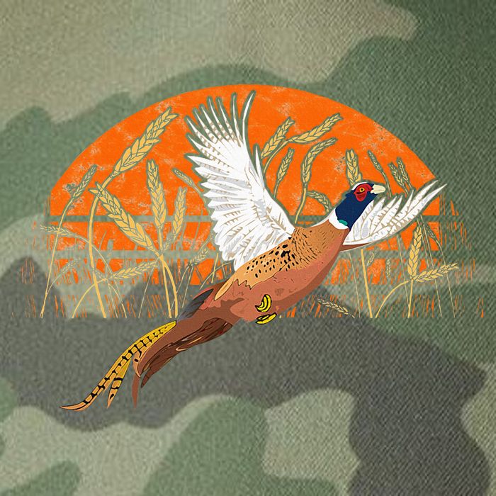 Ringneck Pheasant Hunting Upland Bird Hunter Grain Field Legacy Tie Dye Trucker Hat