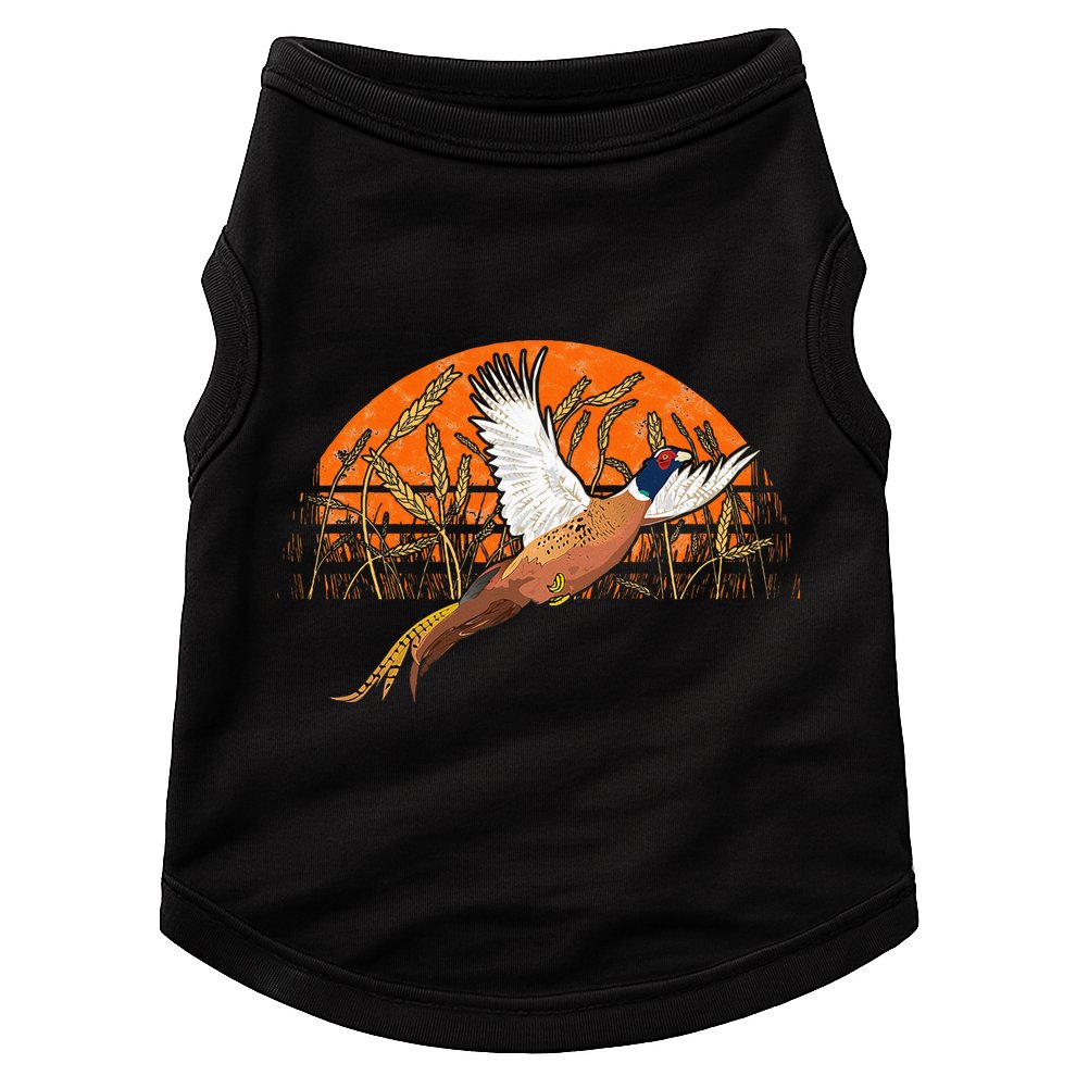 Ringneck Pheasant Hunting Upland Bird Hunter Grain Field Doggie Tank