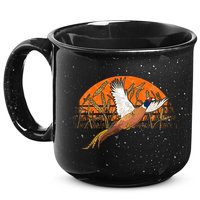 Ringneck Pheasant Hunting Upland Bird Hunter Grain Field 15oz Campfire Ceramic Mug