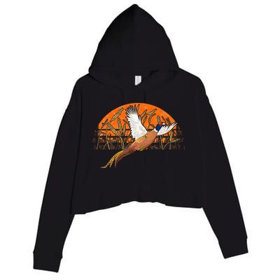Ringneck Pheasant Hunting Upland Bird Hunter Grain Field Crop Fleece Hoodie