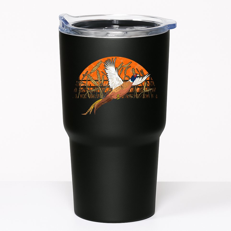 Ringneck Pheasant Hunting Upland Bird Hunter Grain Field Tumbler