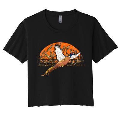 Ringneck Pheasant Hunting Upland Bird Hunter Grain Field Crop Top