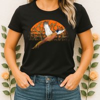 Ringneck Pheasant Hunting Upland Bird Hunter Grain Field Womens T-Shirt