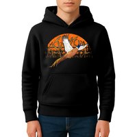 Ringneck Pheasant Hunting Upland Bird Hunter Grain Field Kids Hoodie