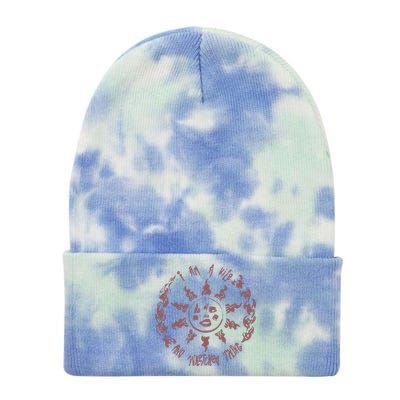 Raw Paw Heatwave I Am A Vile And Wretched Thing Tie Dye 12in Knit Beanie