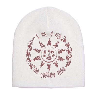 Raw Paw Heatwave I Am A Vile And Wretched Thing Short Acrylic Beanie