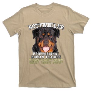 Rottweiler Professional Human Trainer Cute Dog T-Shirt