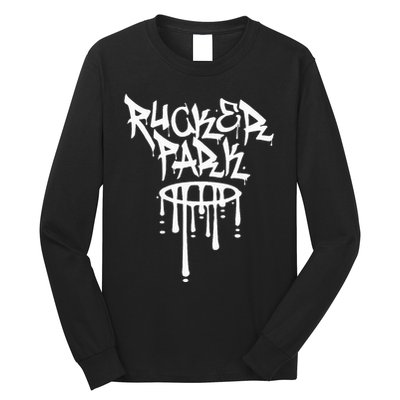 Rucker Park Hip Hop Graffiti Street Art Font Long Sleeve Shirt