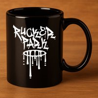 Rucker Park Hip Hop Graffiti Street Art Font 11oz C Handle Ceramic Mug