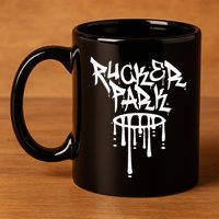 Rucker Park Hip Hop Graffiti Street Art Font 11oz C Handle Ceramic Mug