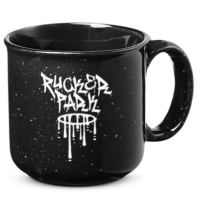 Rucker Park Hip Hop Graffiti Street Art Font 15oz Campfire Ceramic Mug