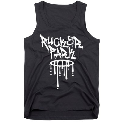 Rucker Park Hip Hop Graffiti Street Art Font Tank Top