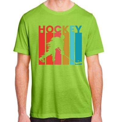 Retro Poster Hockey Lovers Adult ChromaSoft Performance T-Shirt