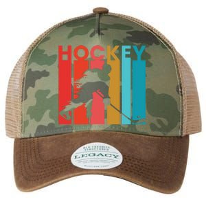 Retro Poster Hockey Lovers Legacy Tie Dye Trucker Hat