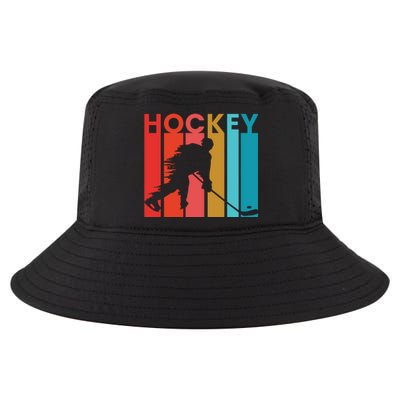 Retro Poster Hockey Lovers Cool Comfort Performance Bucket Hat