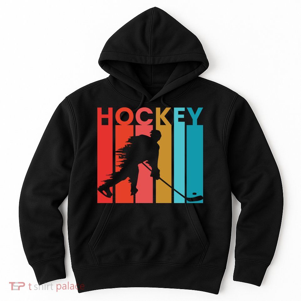 Retro Poster Hockey Lovers Hoodie