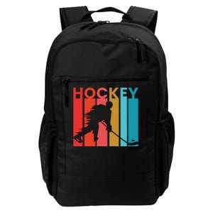 Retro Poster Hockey Lovers Daily Commute Backpack