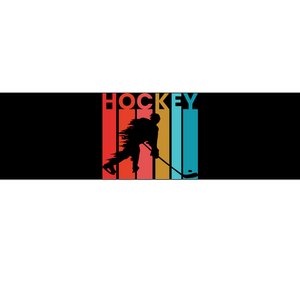 Retro Poster Hockey Lovers Bumper Sticker