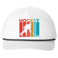 Retro Poster Hockey Lovers Snapback Five-Panel Rope Hat