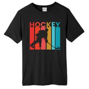 Retro Poster Hockey Lovers Tall Fusion ChromaSoft Performance T-Shirt