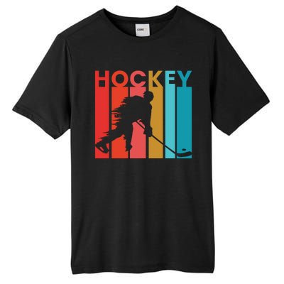 Retro Poster Hockey Lovers Tall Fusion ChromaSoft Performance T-Shirt