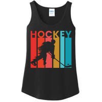 Retro Poster Hockey Lovers Ladies Essential Tank