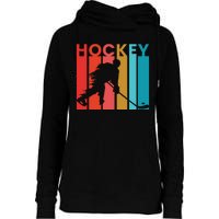 Retro Poster Hockey Lovers Womens Funnel Neck Pullover Hood