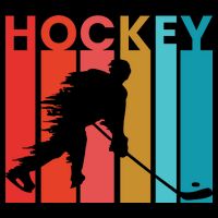 Retro Poster Hockey Lovers Women's Pullover Hoodie