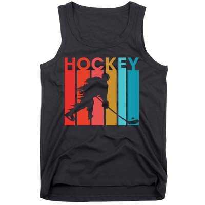 Retro Poster Hockey Lovers Tank Top