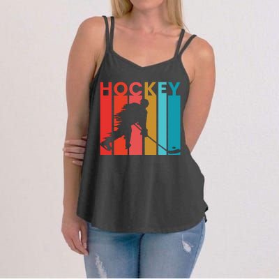 Retro Poster Hockey Lovers Women's Strappy Tank