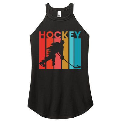 Retro Poster Hockey Lovers Women's Perfect Tri Rocker Tank