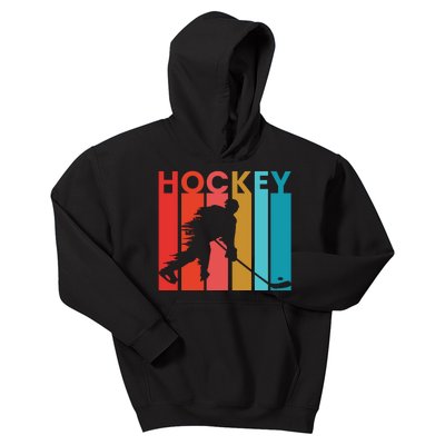 Retro Poster Hockey Lovers Kids Hoodie