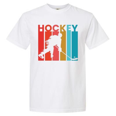 Retro Poster Hockey Lovers Garment-Dyed Heavyweight T-Shirt