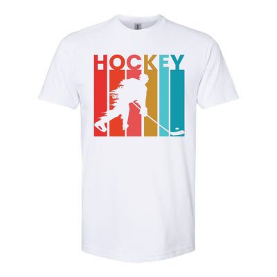 Retro Poster Hockey Lovers Softstyle CVC T-Shirt