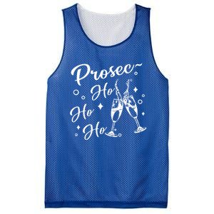 Retro Prosec Ho Ho Ho Funny Presecco Christmas Vacation Cute Gift Mesh Reversible Basketball Jersey Tank