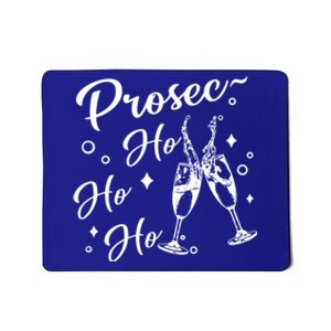 Retro Prosec Ho Ho Ho Funny Presecco Christmas Vacation Cute Gift Mousepad