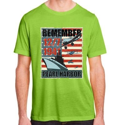 Remember Pearl Harbor Remembrance Day December 7th 1941 Adult ChromaSoft Performance T-Shirt