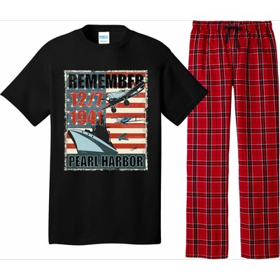 Remember Pearl Harbor Remembrance Day December 7th 1941 Pajama Set