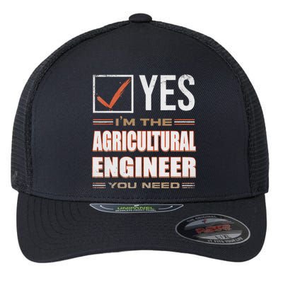 Retro Profession IM The Agricultural Engineer Flexfit Unipanel Trucker Cap