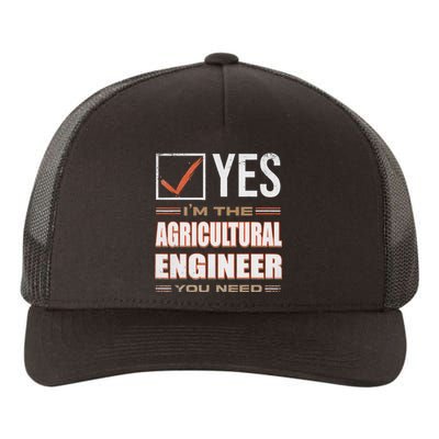 Retro Profession IM The Agricultural Engineer Yupoong Adult 5-Panel Trucker Hat