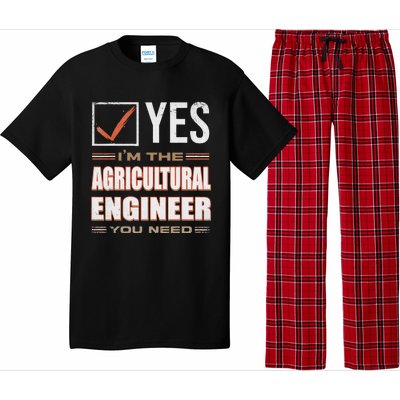 Retro Profession IM The Agricultural Engineer Pajama Set