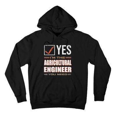 Retro Profession IM The Agricultural Engineer Tall Hoodie