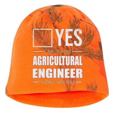 Retro Profession IM The Agricultural Engineer Kati - Camo Knit Beanie