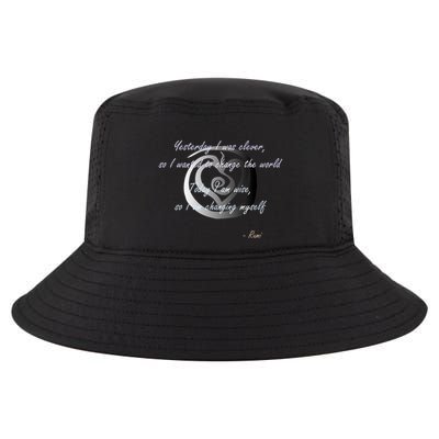 Rumi Poet Inspiring Quote Full Of Wisdom And Mysticism Cool Comfort Performance Bucket Hat