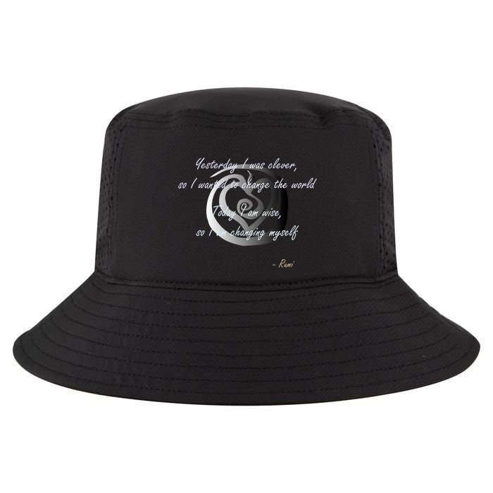 Rumi Poet Inspiring Quote Full Of Wisdom And Mysticism Cool Comfort Performance Bucket Hat
