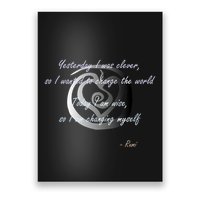 Rumi Poet Inspiring Quote Full Of Wisdom And Mysticism Poster