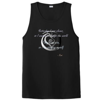 Rumi Poet Inspiring Quote Full Of Wisdom And Mysticism PosiCharge Competitor Tank