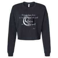 Rumi Poet Inspiring Quote Full Of Wisdom And Mysticism Cropped Pullover Crew